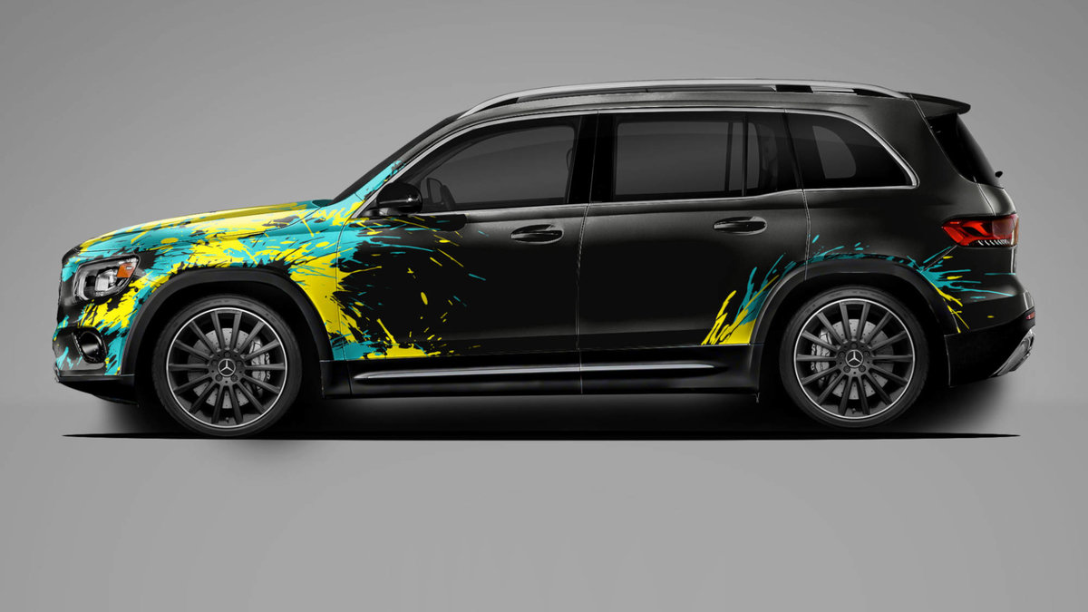 Mercedes-Benz GLB 250 - Spatter Design - cover