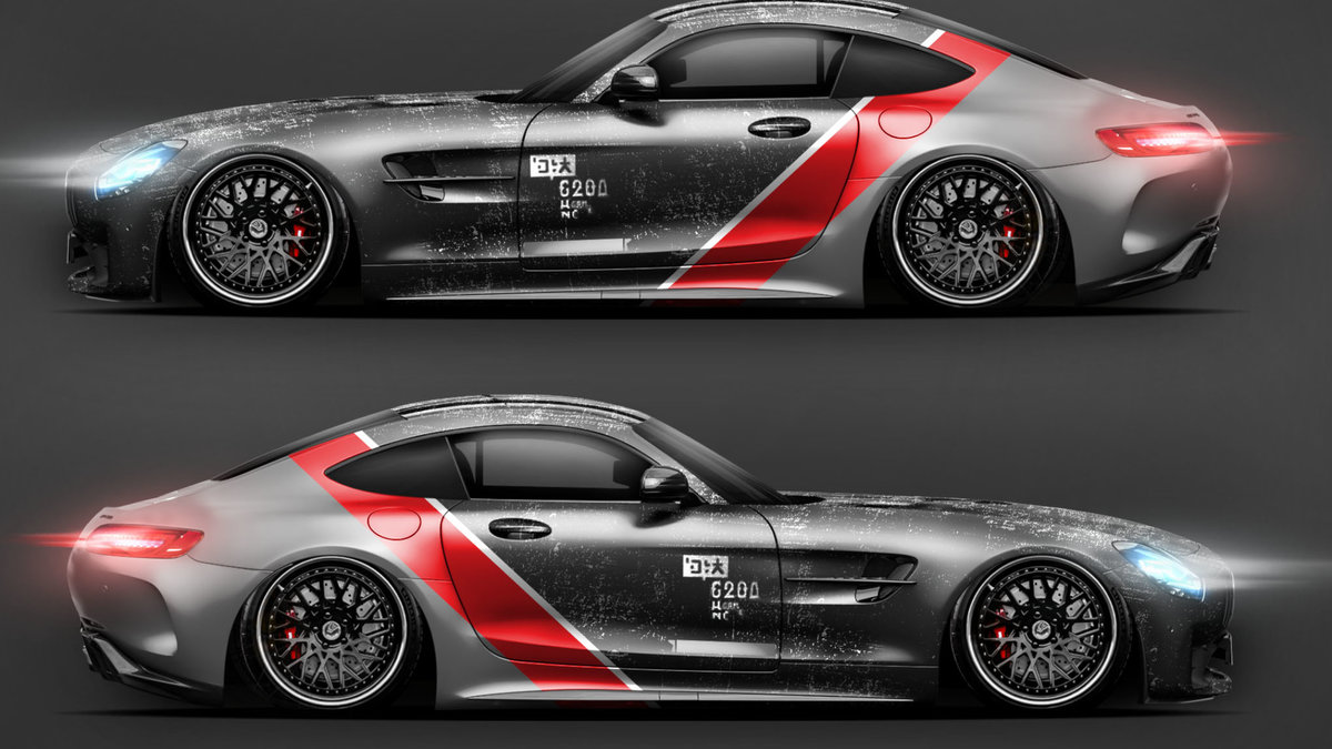 Mercedes-Benz AMG GT S - Scratched Design - img 1