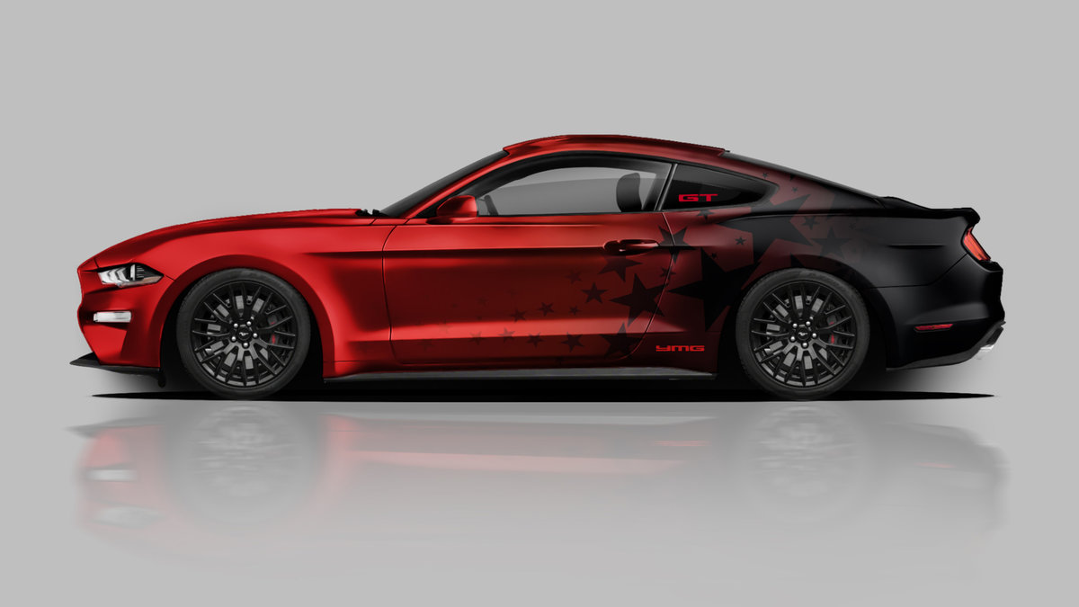 Ford Mustang - Stars Design - cover