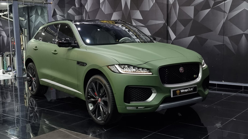 Jaguar F-Pace - Green Wrap