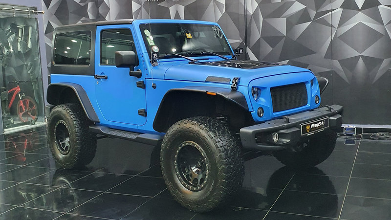 Jeep Wrangler - Blue Wrap