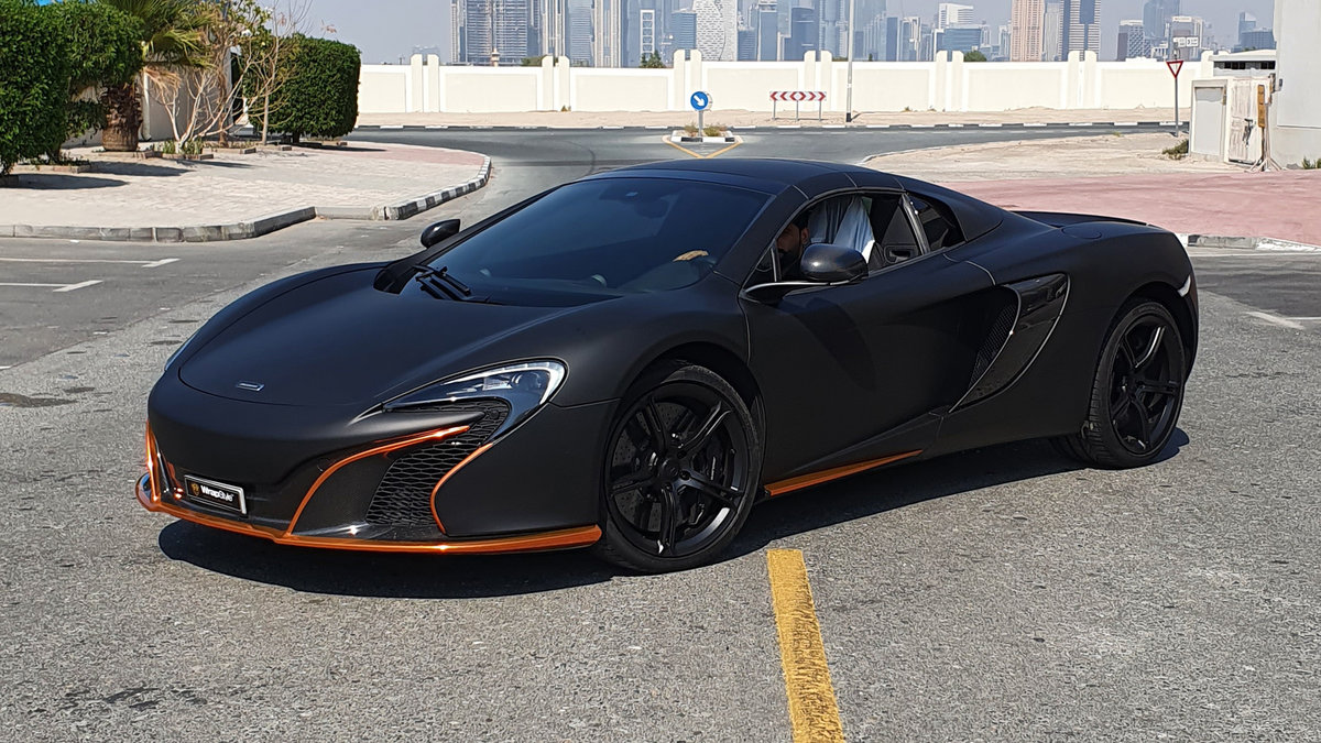 McLaren 675 LT - Grey & Orange Wrap - img 1