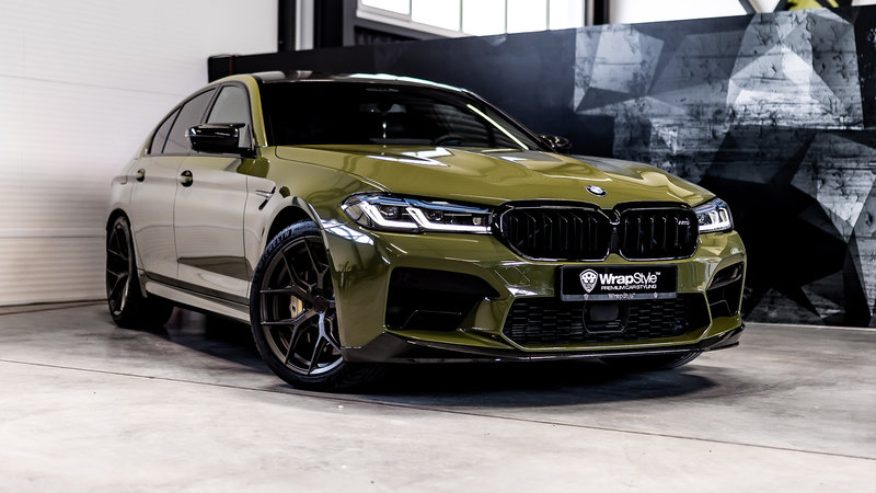 BMW M5 - Urban Green Wrap