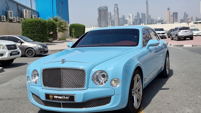 Bentley Mulsanne - Sky Blue Wrap - img 1 small