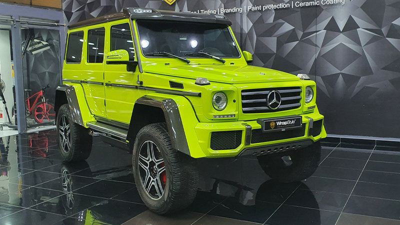 Mercedes-Benz G63 AMG - Lime Green Wrap