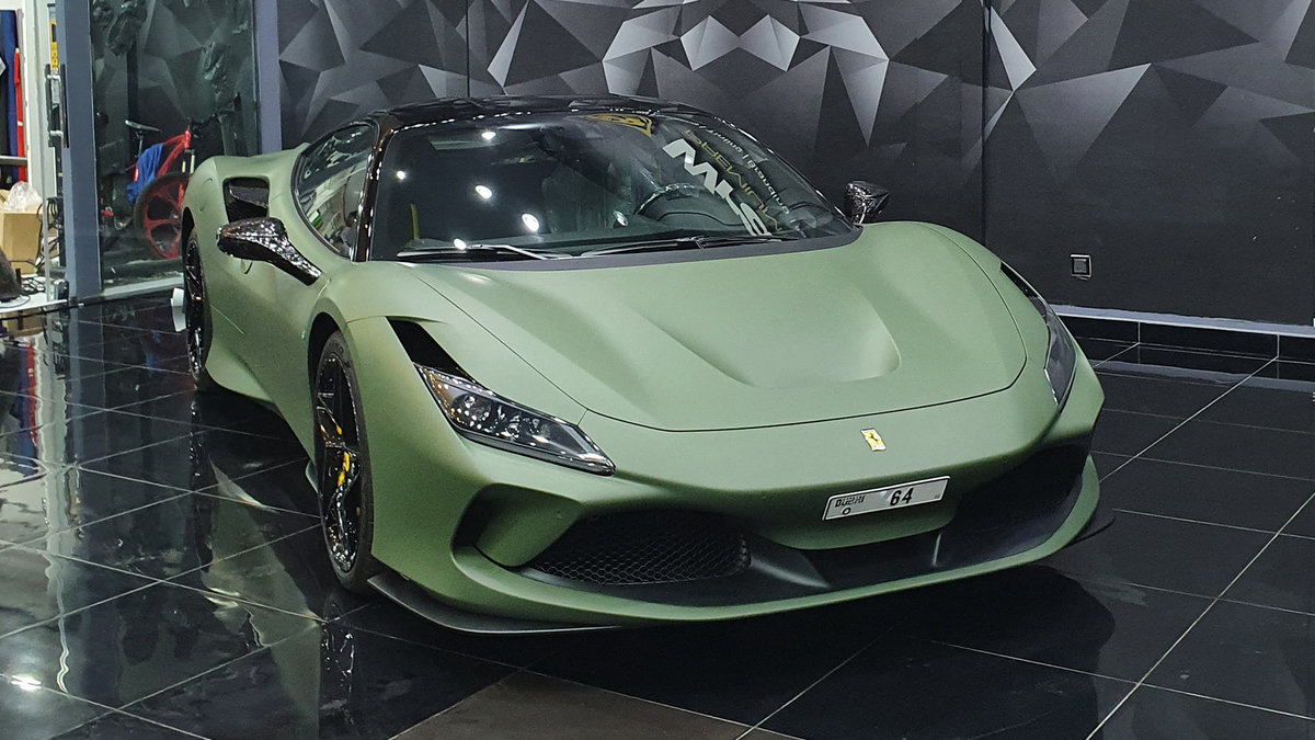 Ferarri F8 Tributo - Green Wrap - cover