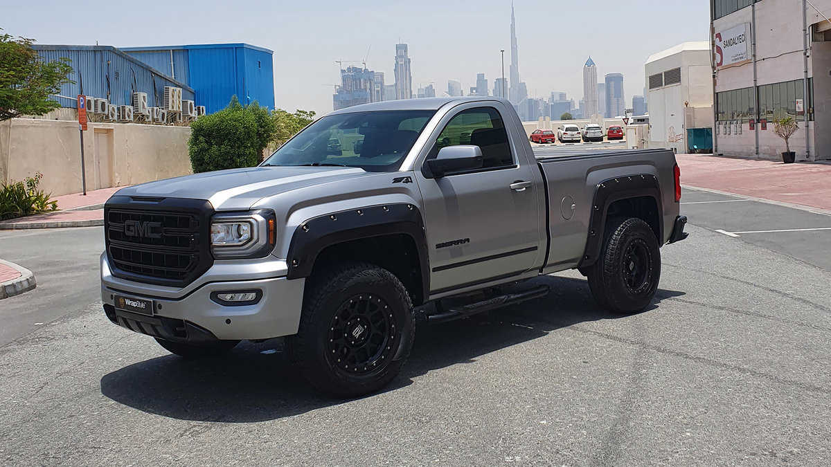 GMC Sierra - Silver Wrap - cover