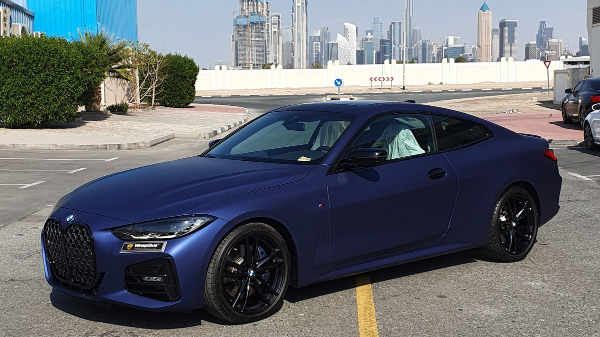 BMW 4 - Blue Wrap - img 2