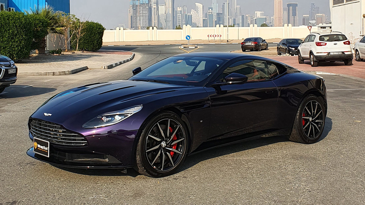 Aston Martin DB11 - Purple Wrap - cover