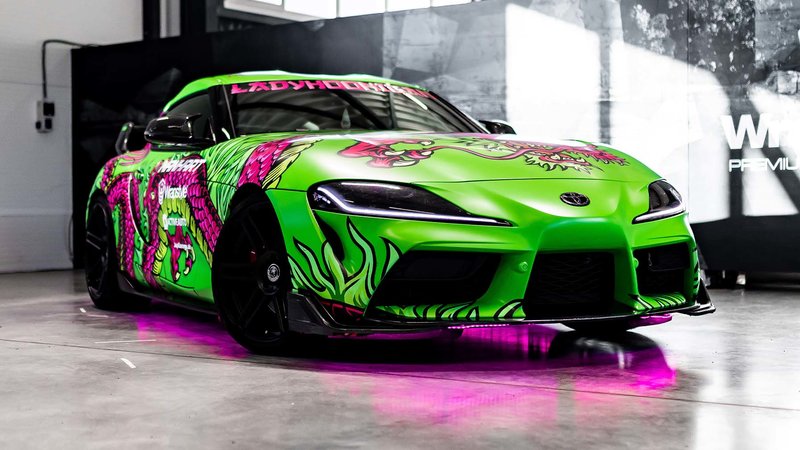 Toyota Supra - Dragon Wrap