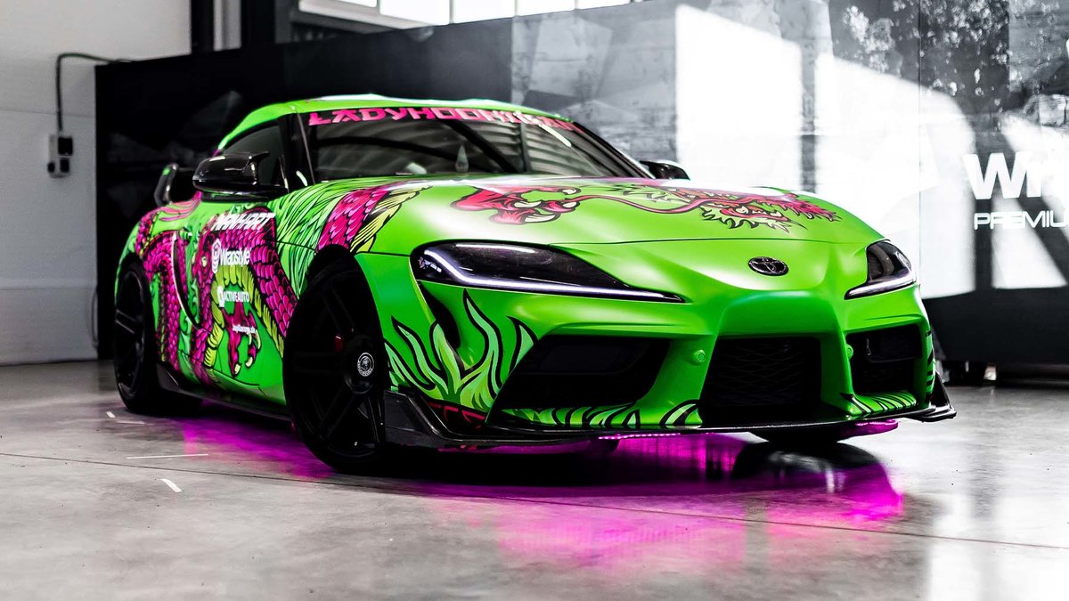 Toyota Supra - Dragon Wrap - cover