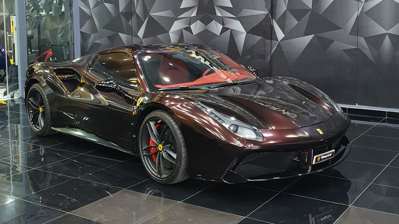 Ferrari 488 - Brown Wrap