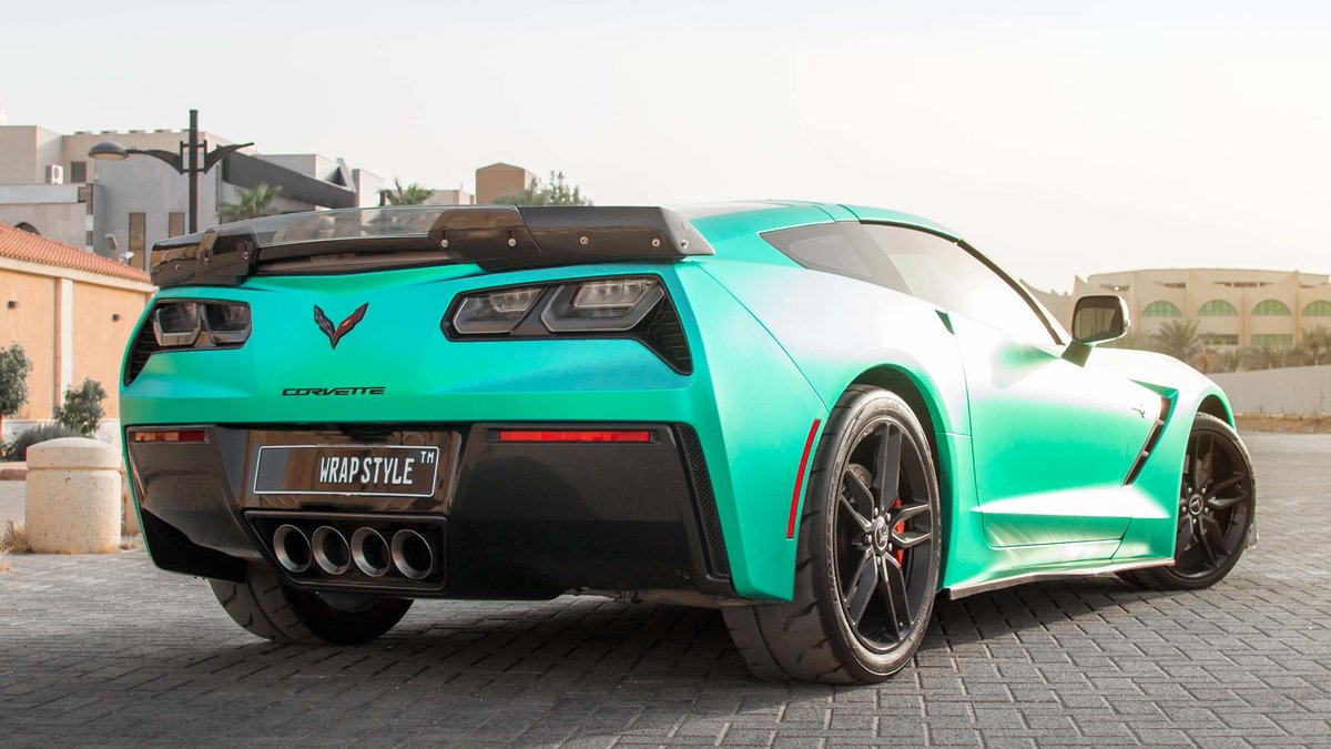 Chevrolet Corvette - Turquoise Dream Blue Wrap - img 1