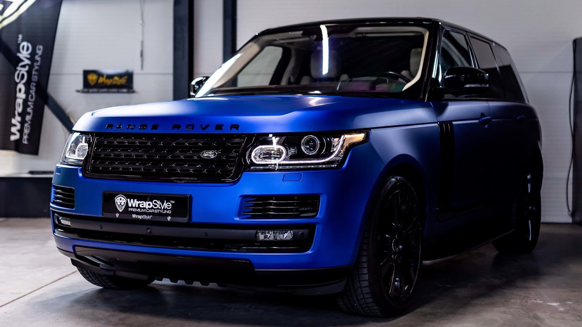 Range Rover Vogue - Blue Chrom Satin Wrap - img 3