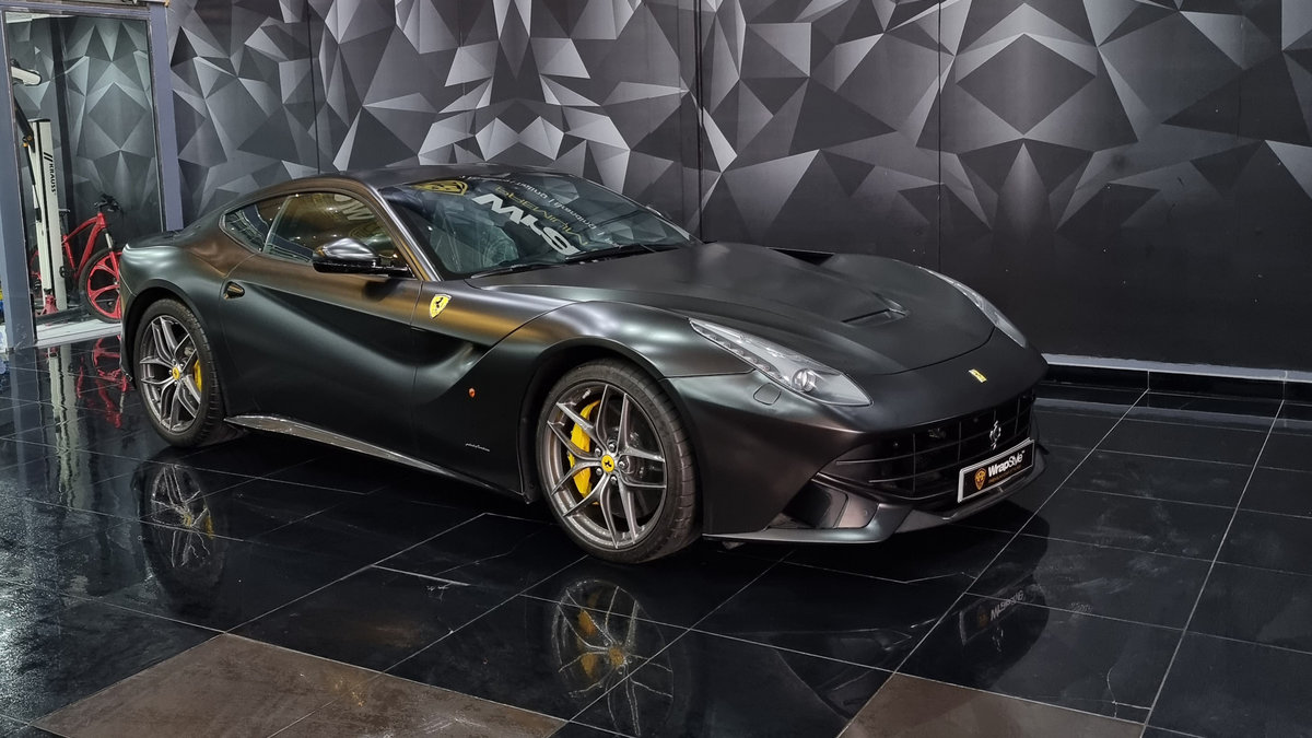 Ferrari F12 Berlinetta - Black Matte Wrap - cover