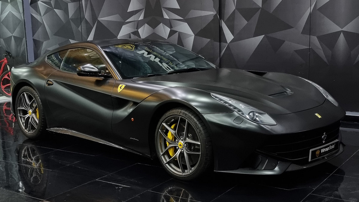 Ferrari F12 Berlinetta - Black Matte Wrap - img 1