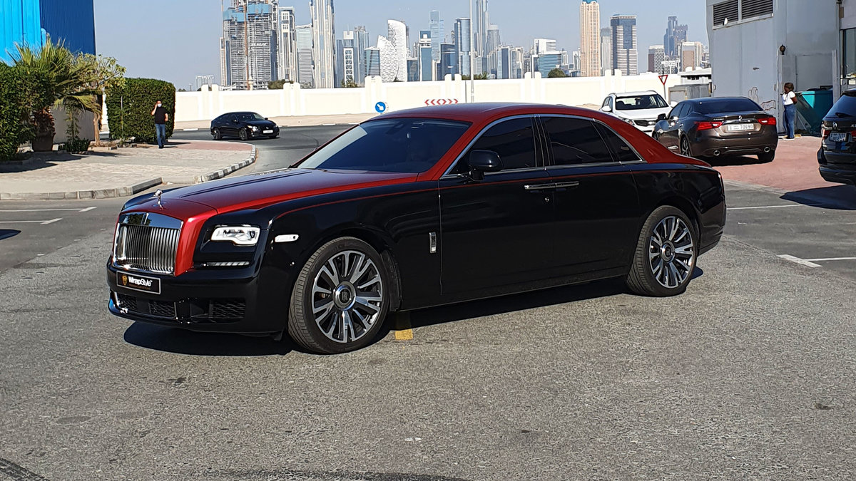 Rolls-Royce Ghost - Red Stripe Wrap - img 2